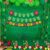 Hawaiian Party Happy Birthday Banner for Tropical Luau Party Palm