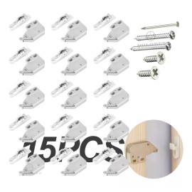 Dolores 15 Pcs Resbalon Push Latch Herrajes Cajones Puerta Gabinete