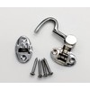 Chrome Cabin Hook 2 Inch Cabin Hook & Eye Silent