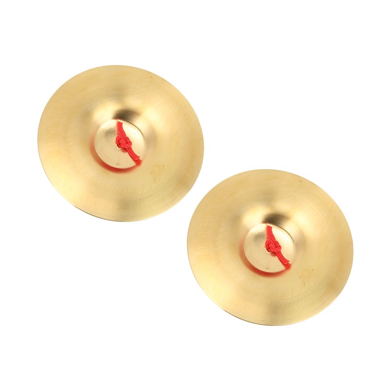 Crash Cymbal Brass Percussion Instrument Pair Teaching Tool Toy for