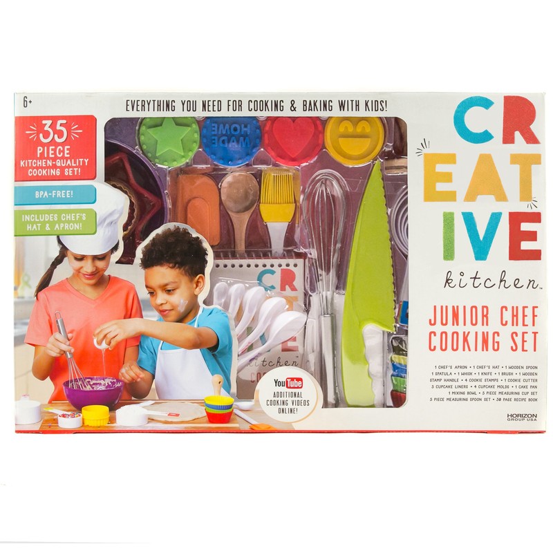 CrEATive Kitchen Junior Chef Set Multicolored, 22"x14"x3.5"