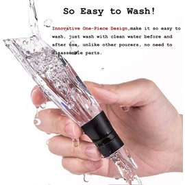 Wine Aerator Pourer Portable Wine Aerating Pourer and Decanter Spout, No Spills or Drips, Wine Accessories Red Wine Wake Up Unique Gifts for Men
