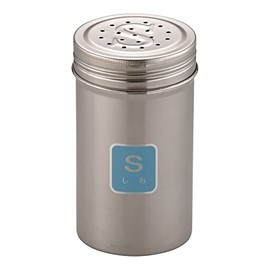 Endo Shoji TKG Seasoning Container, Special Label, Commercial Use, Small, 18-8 Stainless Steel