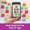 Super Sticky Notes, 2X Sticking Power, 3 x 3-Inches, Black,