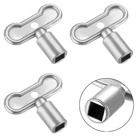 3PACK 5/16 Sillcock Water Key Compatible with Danco 80132, Silver, Classic