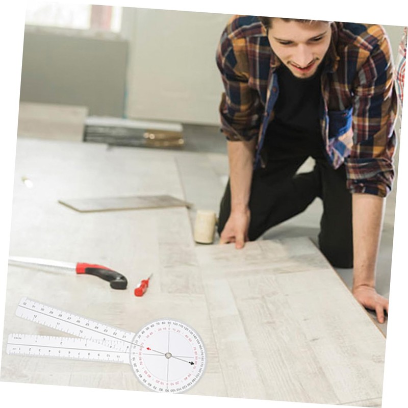 jojofuny 4Pcs Flexible Goniometer Ruler Protractor for Accurate Angle Measurement
