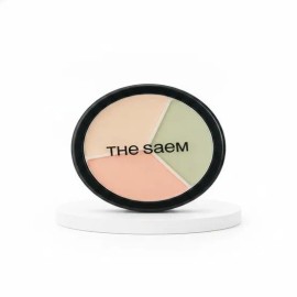 THESAEM [2 packs] Cover Perfection Triple Pot Concealer 7colors Blue Beige Tone-up Beige / THESAEM [2개입] 커버 퍼펙션 트리플 팟 컨실러 7colors 블루 베이지 톤업 베이지