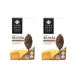 Yamamotoyama Organic Hojicha Premium Green Tea (2 Pack, Total of 2.4oz)