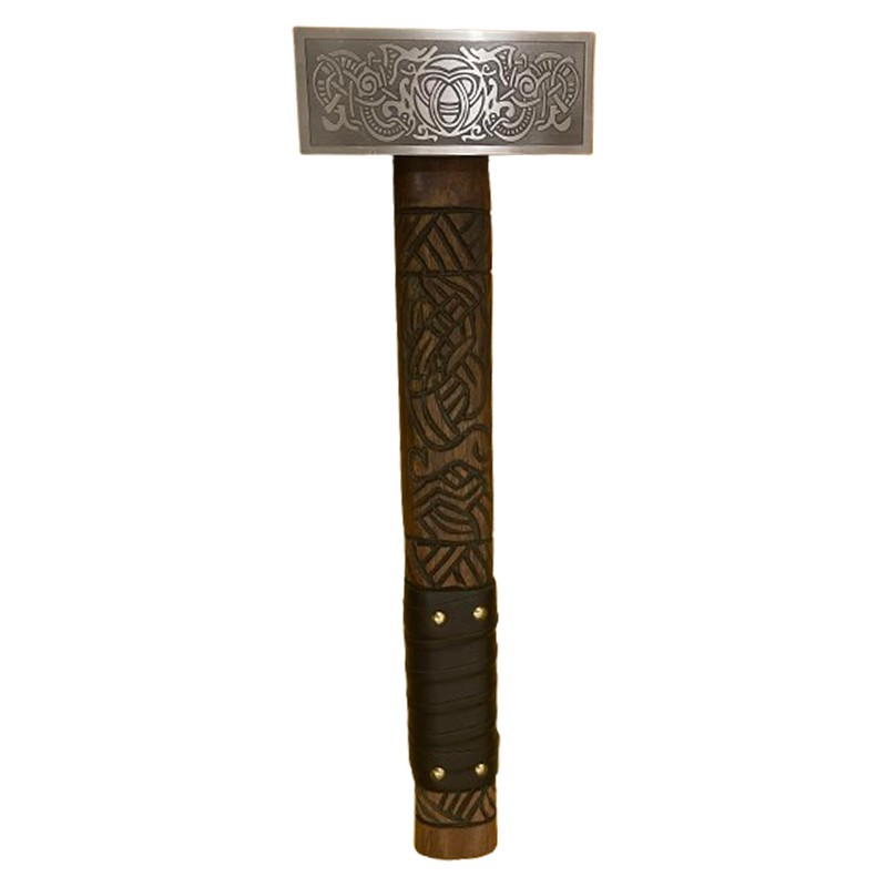 Handmade Viking Hammer Carbon Steel Head with Rosewood Handle