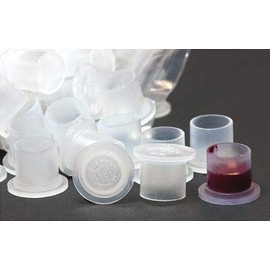 500 Ink Cups with Base Size # 11 (Small) for Tattoo Ink