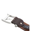 LINDENMANN Men's Leather Belt, Full Cowhide Leather, XXL, Buffalo Leather,