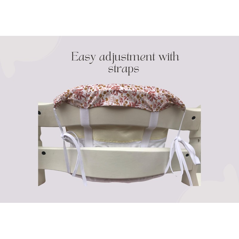 Lucca Kids, High Chair Seat Cushion, Easy Cleaning, Non-Slip, Compatible