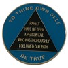 AA, Founders Blue Medallion, 25 Year Plus Years, Oldtimers, Sobriety