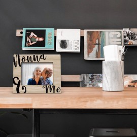 FONDCANYON Nonna Gifts Picture Frame - Grandma Picture Frame, Picture Frame for Grandma Nonna, Nonna Gifts from Grandkids, Mothers Day Gifts for Nonna Grandma,Nonna and Me Photo Frame(5x7 Inch Photo)