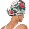 e-style Camellia Sky Blue Red - Toalla de microfibra para