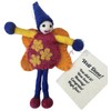 Siesta 'Well Done' Colourful Felt Fairy/Pixie with Message Gift Tag