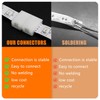 10Pack T-Shaped 4-Pin 10mm LED Strip Lights Connectors - Solderless,