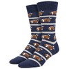 Socksmith Men's Crew Socks Thanksgiving Football Turkey
