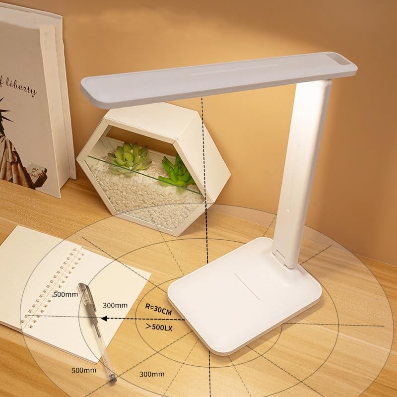 Touch LED Desk Lamp Eye-Caring Table Lamp Bedside Study Reading