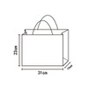 ANZKA 20pcs Clothing Store Handbags High-End Paper Bags 11.81x9.05x5.51 Inch