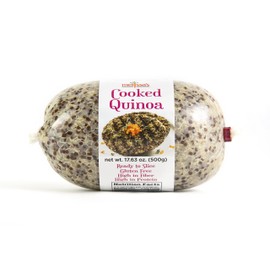 Pre-Cooked Quinoa, Vegan, Complete plant protein, gluten free low, glycemic rice replacement, 3 packages (1.1 Pounds each)