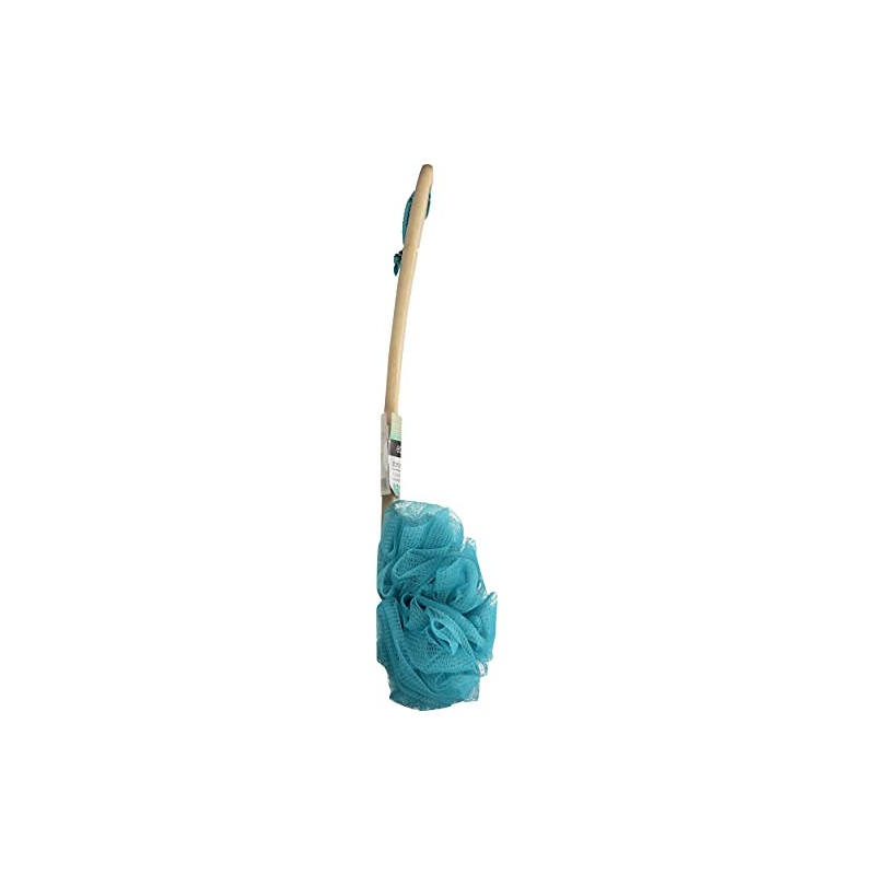 EcoTools, Ecopouf Bath Bush, Cepillo para Baño, Malla Reciclada, Mango