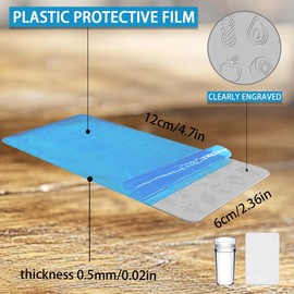 beinkmake 3Pcs Fruits Flower Nail Stamping Plate Leaves Cactus Bees Nail Stamp Templates Nail Art Stamp Plates Image Plate Stainless Steel DIY Reusable Tools with Stamper Scraper for Manicure Printing