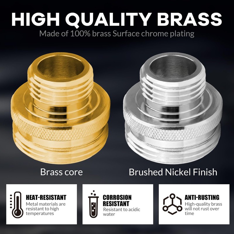 Ball End Shower Arm Adapter 1/2 Inch Male Pipe Thread