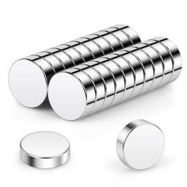 Wukong Round Magnets 10x3mm | 20 Pack, Extremely Strong Mini Magnets Round Small Magnets for Magnetic Board for Pin Board Magnetic Board, Refrigerator, Craft, Office, Kitchen