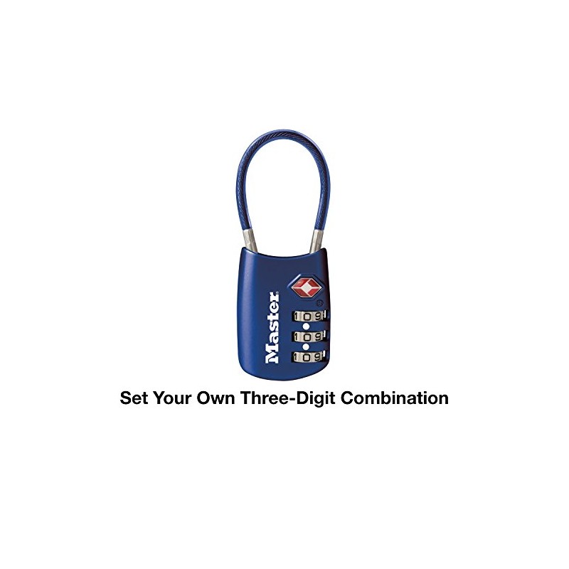 master lock candado, puedes establecer tu propia combinación TSA aceptado