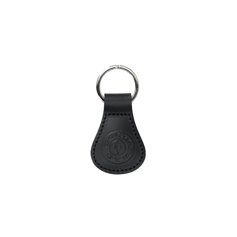 Gold Gym Key Chain, Black