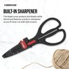 Farberware Self-Sharpening Stainless Steel All-Purpose Shears with Edgekeeper Sleeve