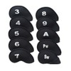 Sunstone Iron Cover with Count, Set of 11, Conspicuous Red/Cool