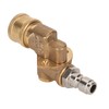 Quick Connecting Pivoting Coupler Attachment 1/4in for Pressure Washer Nozzle