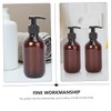 WOONEKY 5Pcs Press Pump Bottles Portable Sub Packaging Emulsion Containers