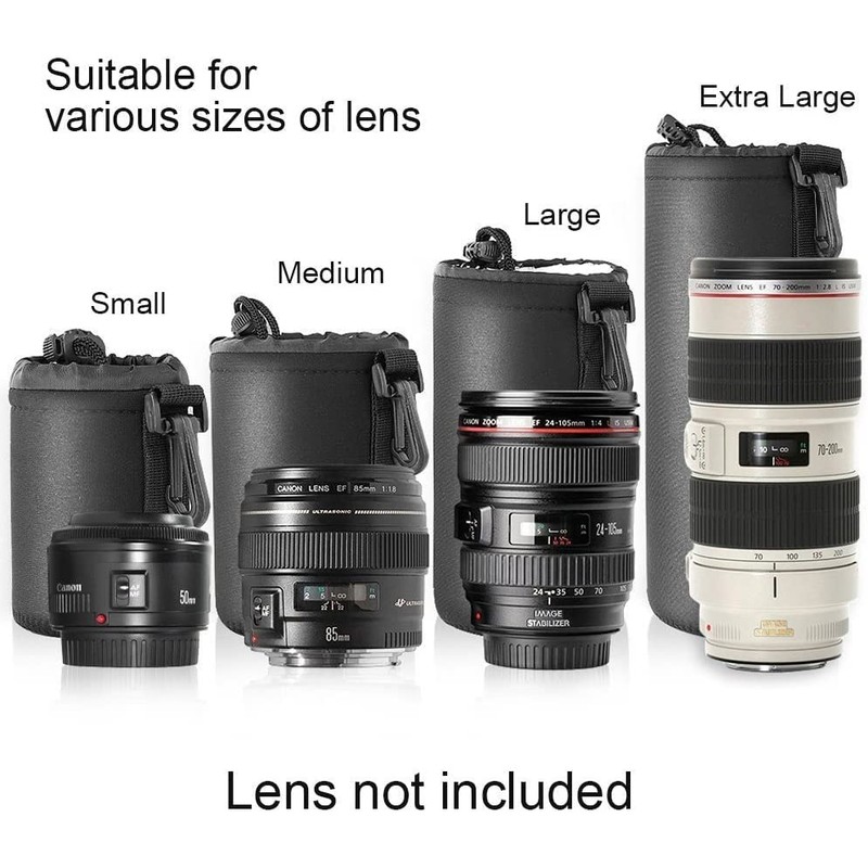 Selens Lens Case Lens Bag Camera Lens Pouch for SLR