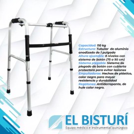 METIX Andadera Ortopédica Para Adulto, Plegable, Envió Gratis!!!