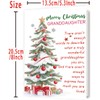 OJsensai Funny Christmas Card for Granddaughter