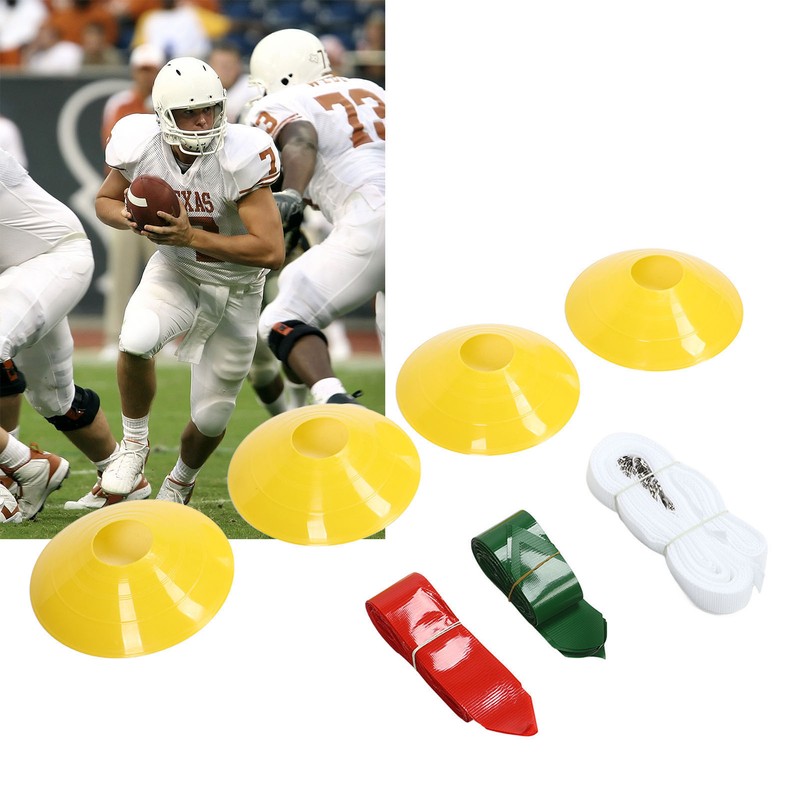 Flag Football Set 10 Player Football Belts Flags Kit 10