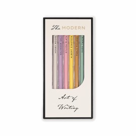 AMÉLIN ARCHIVE Cute Pencils with Artist Quotes, Gift for Art Lover, Set of 8, Colorblock