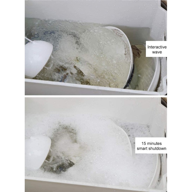 Mini Portable Dishwasher, Ultrasonic Dishwasher Household Dish Washing Machine Lazy