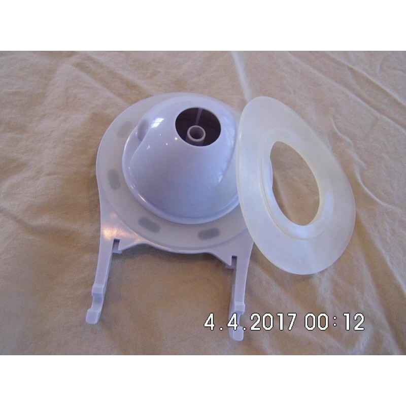 NUFLUSH Removable Niple, 3-inch Flapper with Extra Silicone Seal, by