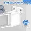 12 Pack Wire Shelf End Bracket, Closet Shelf Brackets Wire