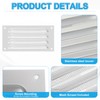 PATIKIL 4x8 Inch Aluminum Vent Cover, Screen Air Grille Ventilation