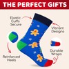 HAPPYPOP Christmas Gifts for Kids Gingerbread Gifts - Gingerbread Socks