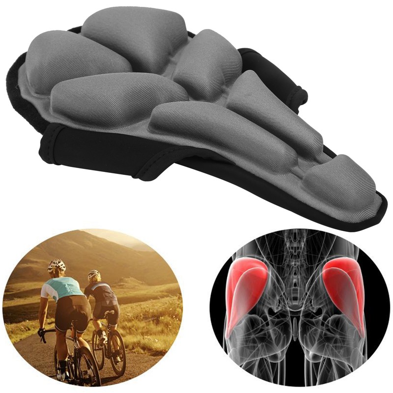 JFT ShockAbsorption Cushion Inflatable Mountain Bicycle Saddle Cover Bike Air