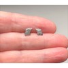 Tiny Elephant Earrings - Sterling Silver