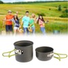 Compact Aluminium Alloy Pot Set Foldable Handgrip with Storage Bag