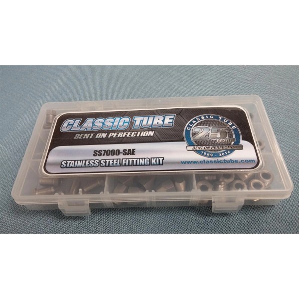 Classic Tube Brake Line Fitting Kit SS7000-SAE