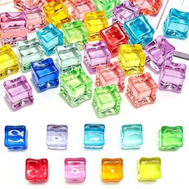 Transparent Acrylic Imitation Ice Cube Decoration, Table Vase Filler, DIY